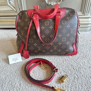 Louis Vuitton Monogram Retiro NM Cherry
